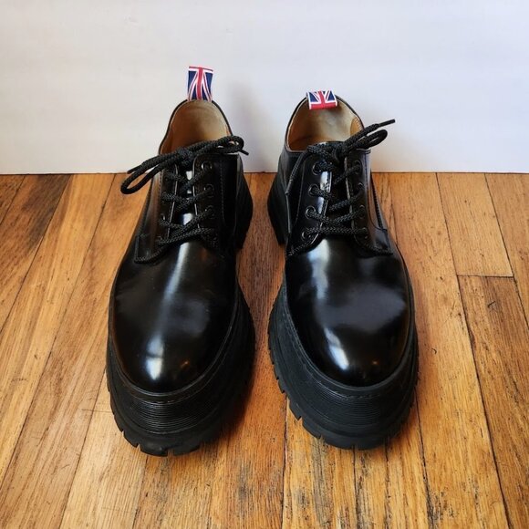 BURBERRY Jefferson Derby Chunky Shoes in Black main image 9